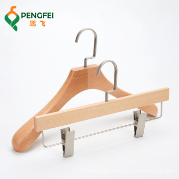 Chinese supplier custom deluse wooden suit hanger for clothes